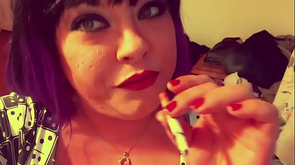 BBW British Domme Tina Snua Lights A Cigarette With Matches With Dangles, OMI’s & Drifting