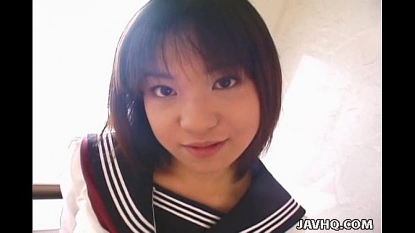 Pretty Japanese schoolgirl cumfaced uncensored