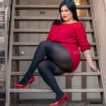 Hot curvy Thai hosiery model Atomic Keerati.