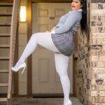 Hot curvy Thai hosiery model Atomic Keerati.