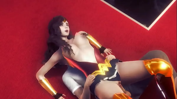 Wonder woman new cosplay having sex with a man animation hentai video