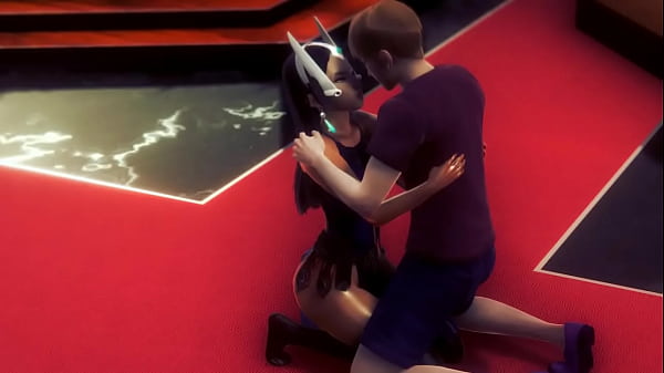 Symmetra overwatch cosplay having sex with a man in new hentai video