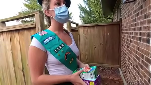 Girl Scout tries to sell cookies to an old man, he wants sex