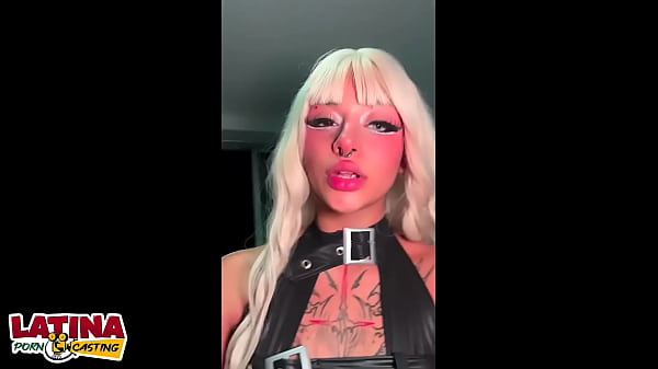 Latina Porn Casting – Thick Goth Tattoo Big Booty Cosplay Sucks BWC
